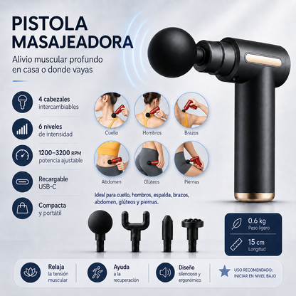 AlivioPro™ Combo Masajeador 2 en 1
